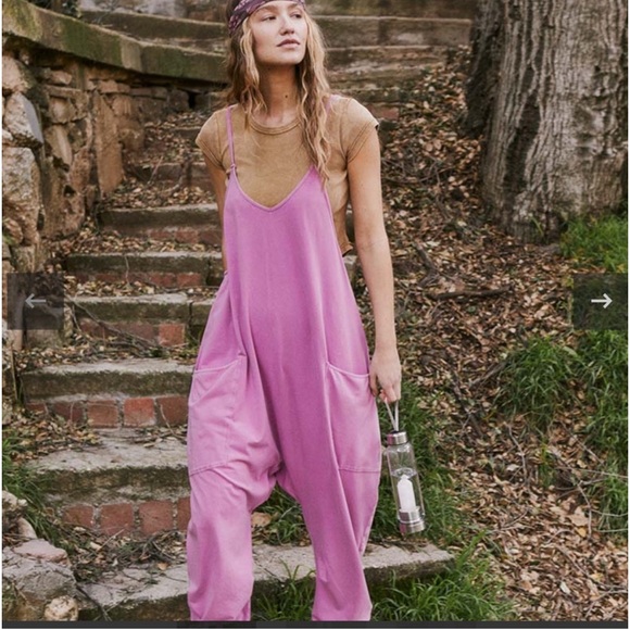 NWT Free People Movement Hot Spot Onesie in Raspberry Punch - Picture 3 of 7